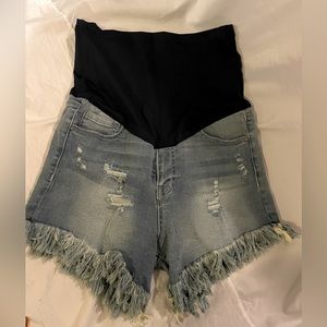 Maternity Jean Shorts
